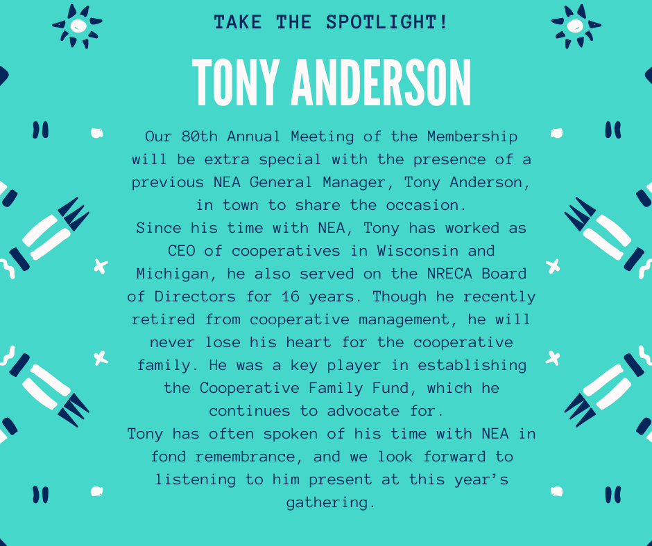 Annual Meeting Speaker Tony Anderson